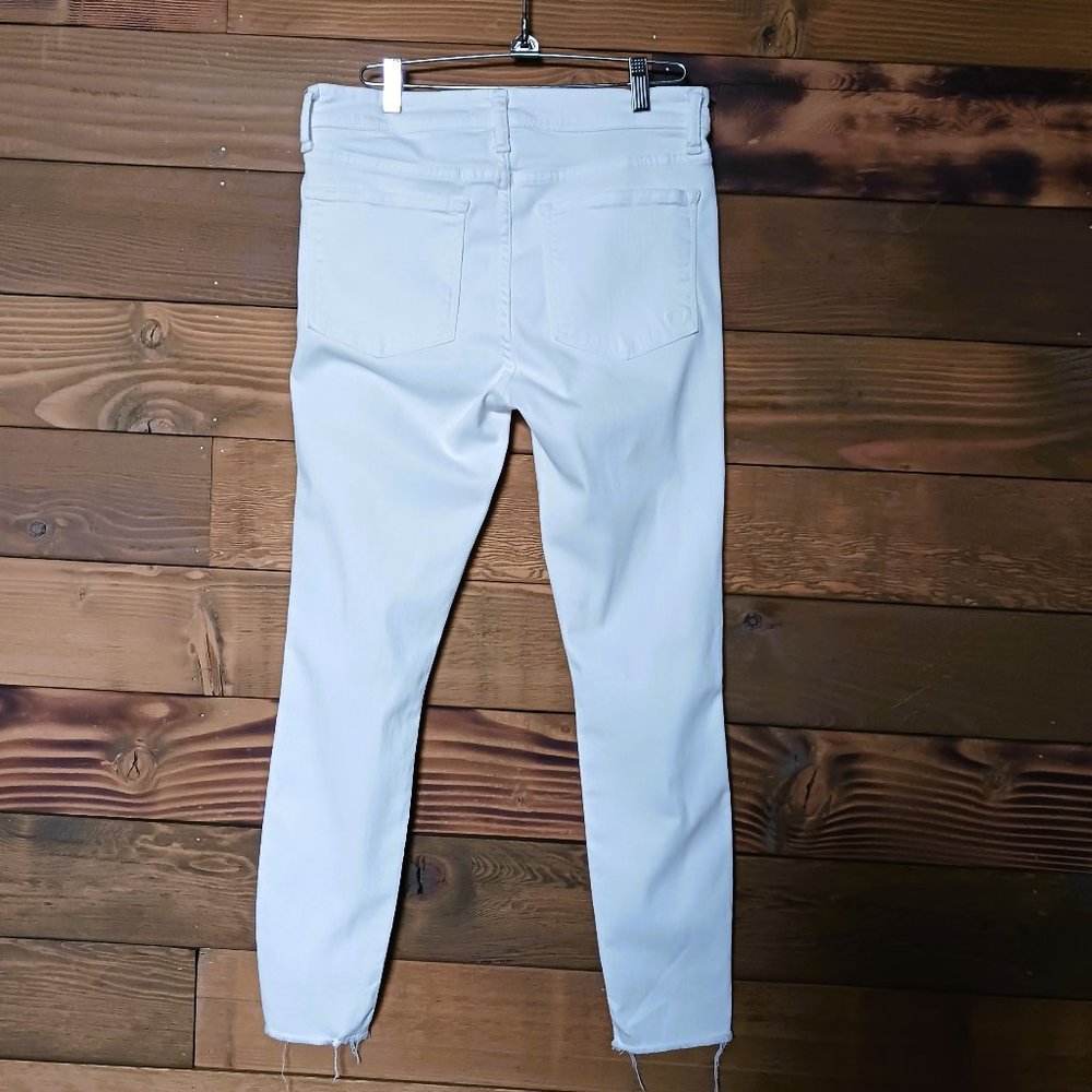 FIDELITY Belvedere Hi Rise ultra slim raw hem distressed stretch Sz 29 EUC - Picture 10 of 11